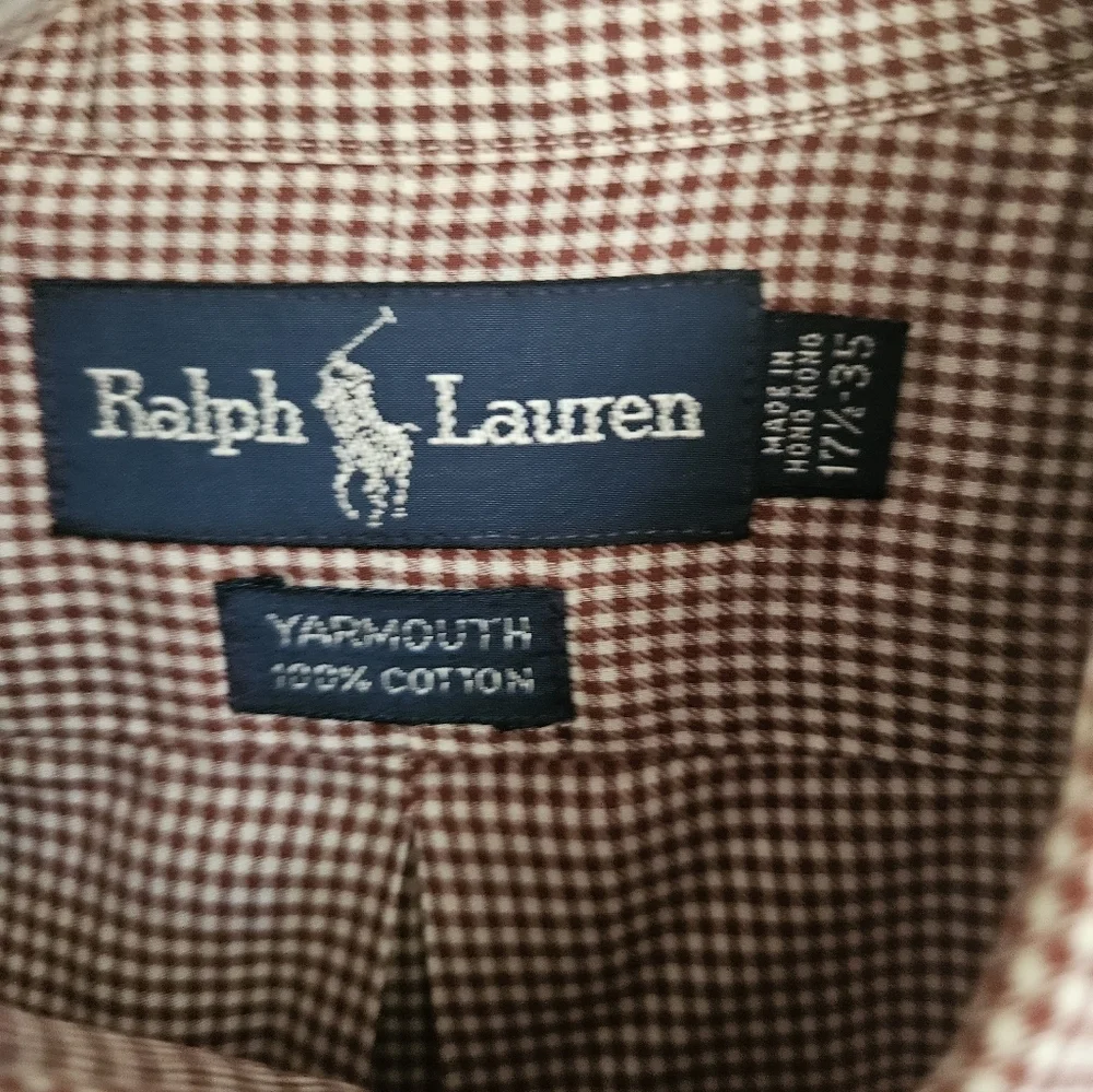 Ralph Lauren Polo Yarmouth Button Down Shirt Men 17.5-35
